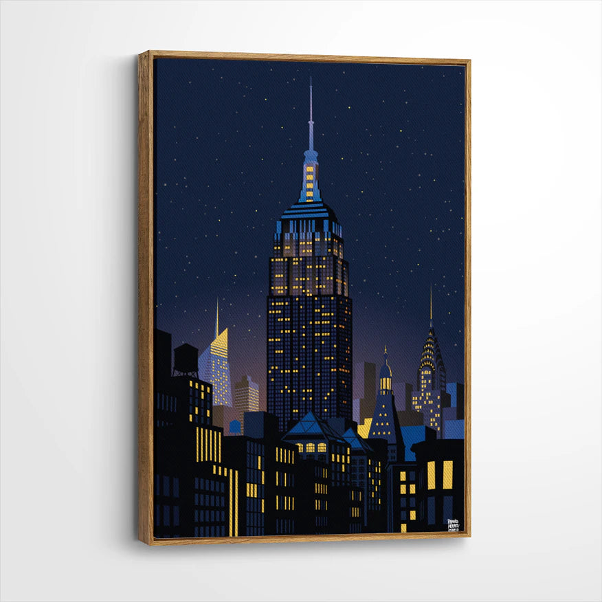 framed-canvas-brown-walnut
