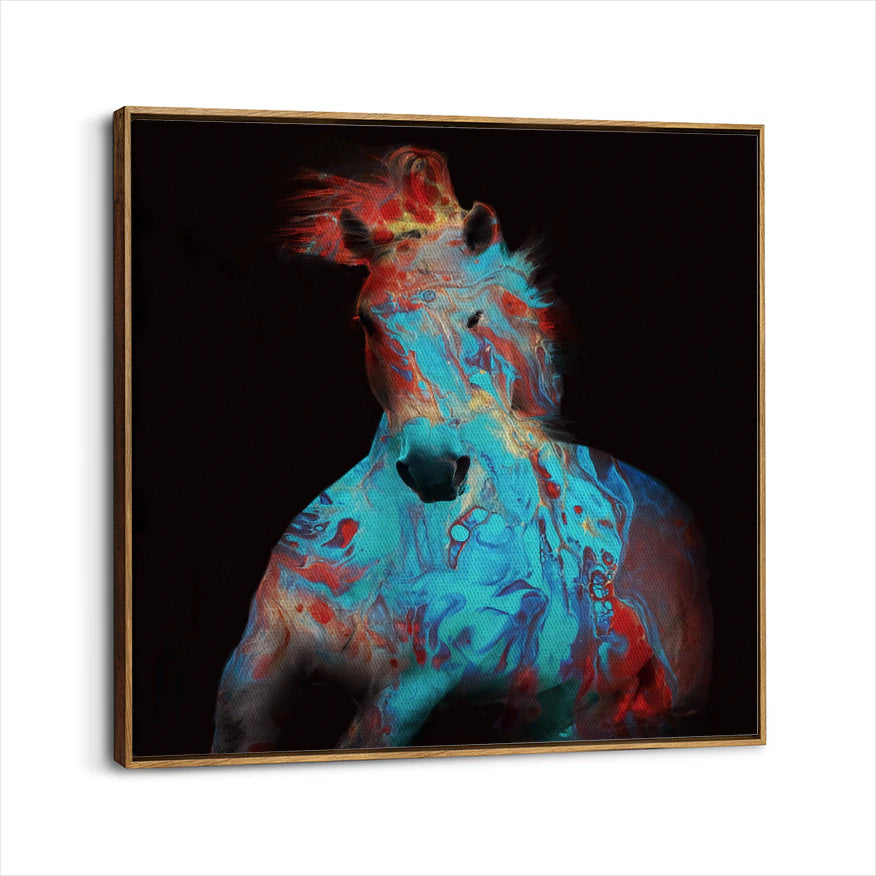 framed-canvas-brown-walnut