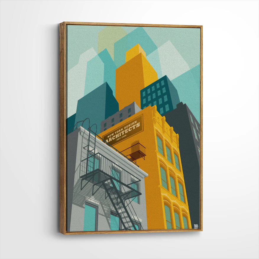 framed-canvas-brown-walnut