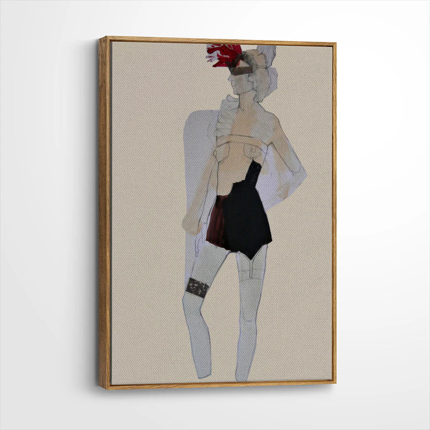 framed-canvas-brown-walnut