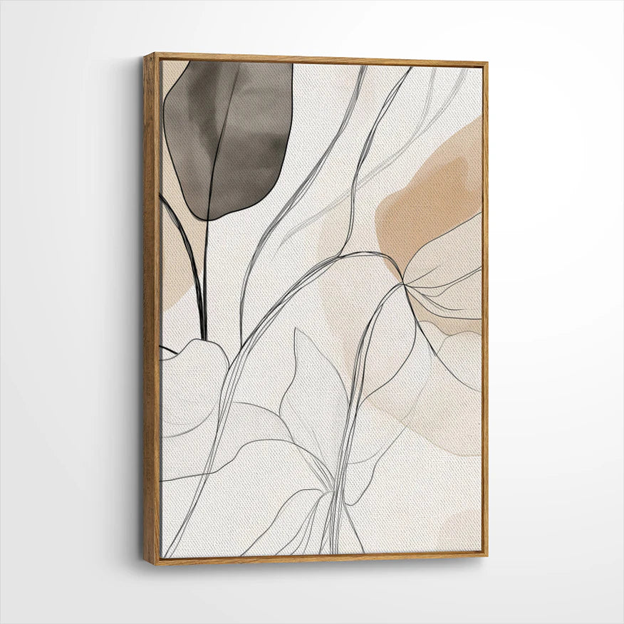 framed-canvas-brown-walnut