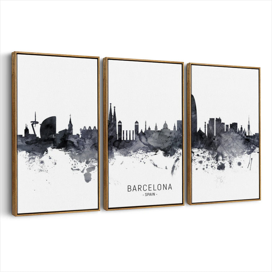 3-framed-canvas-brown-walnut