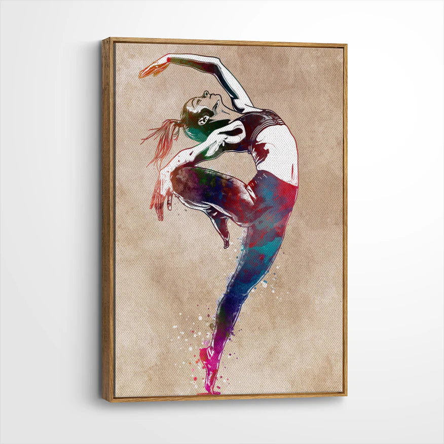 framed-canvas-brown-walnut