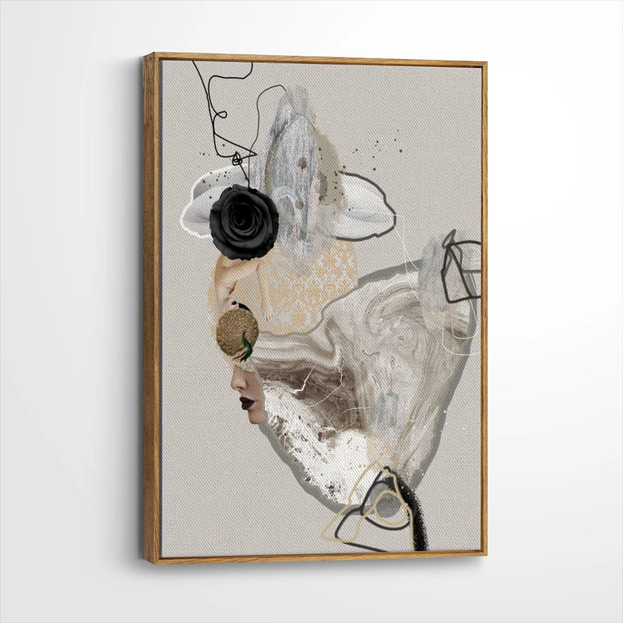 framed-canvas-brown-walnut