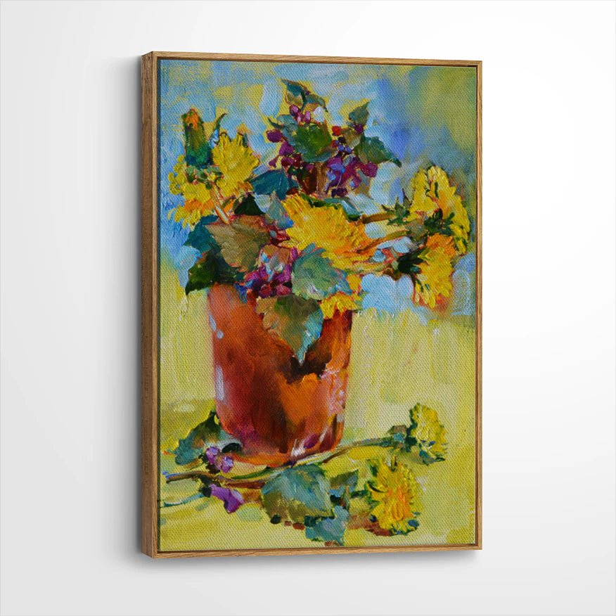 framed-canvas-brown-walnut