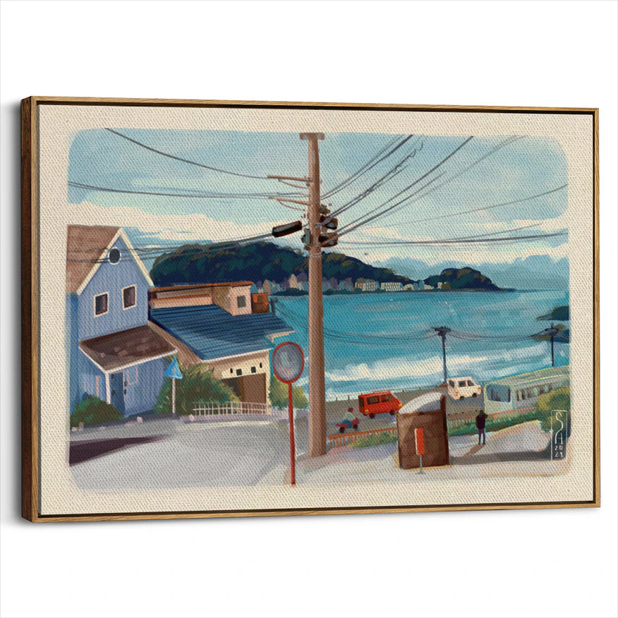 framed-canvas-brown-walnut