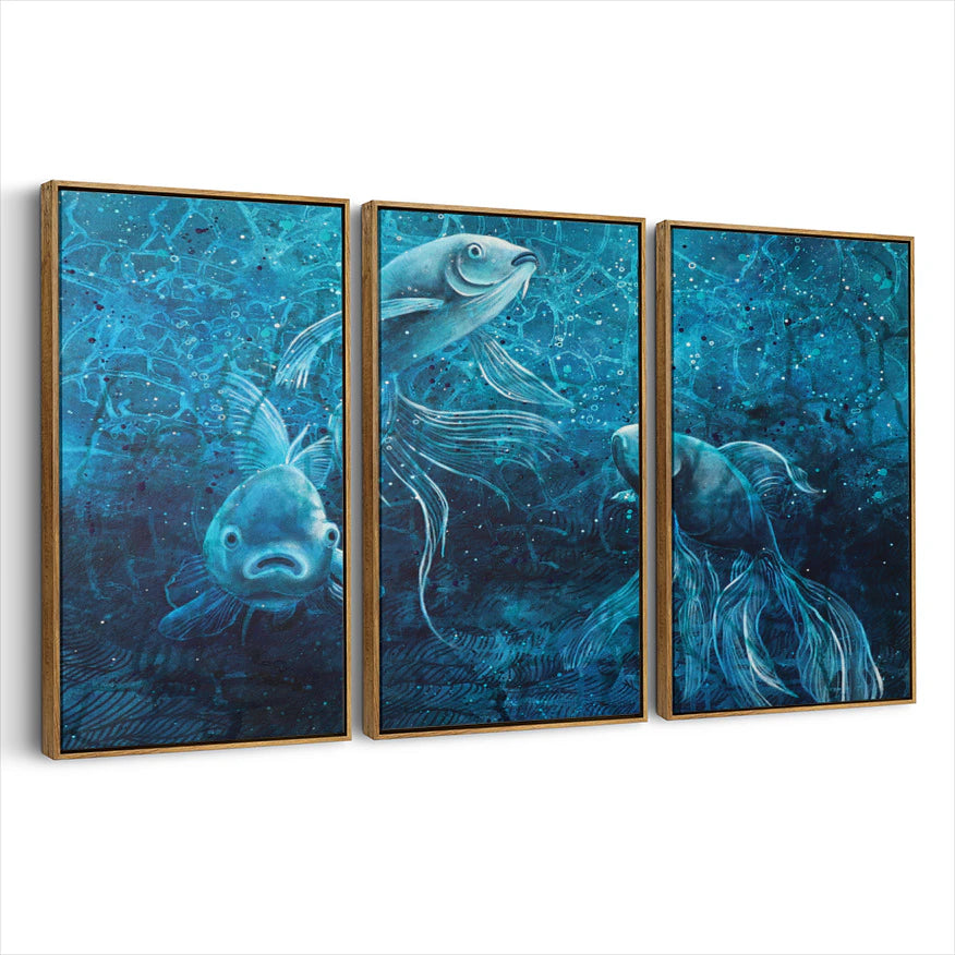 3-framed-canvas-brown-walnut