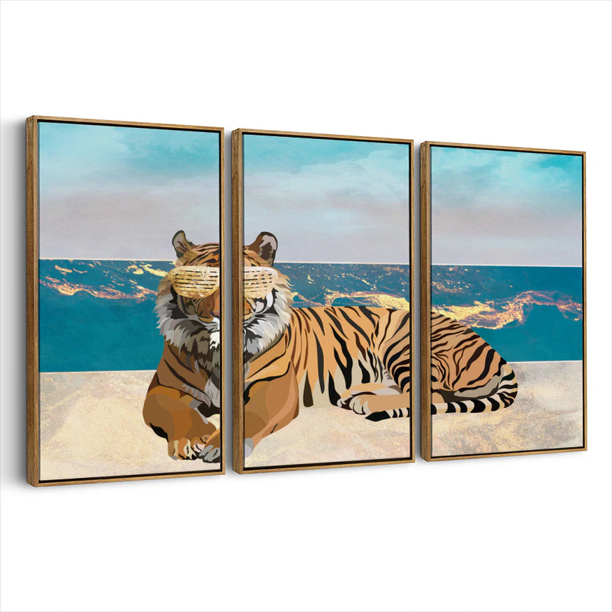 3-framed-canvas-brown-walnut