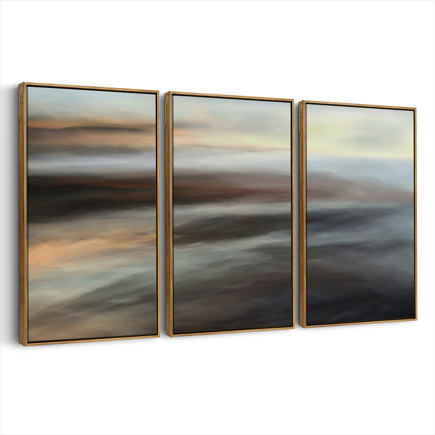 3-framed-canvas-brown-walnut