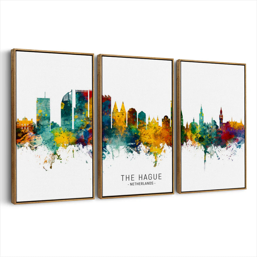3-framed-canvas-brown-walnut