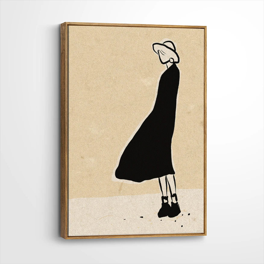 framed-canvas-brown-walnut