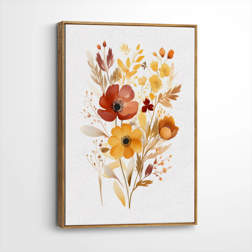 framed-canvas-brown-walnut