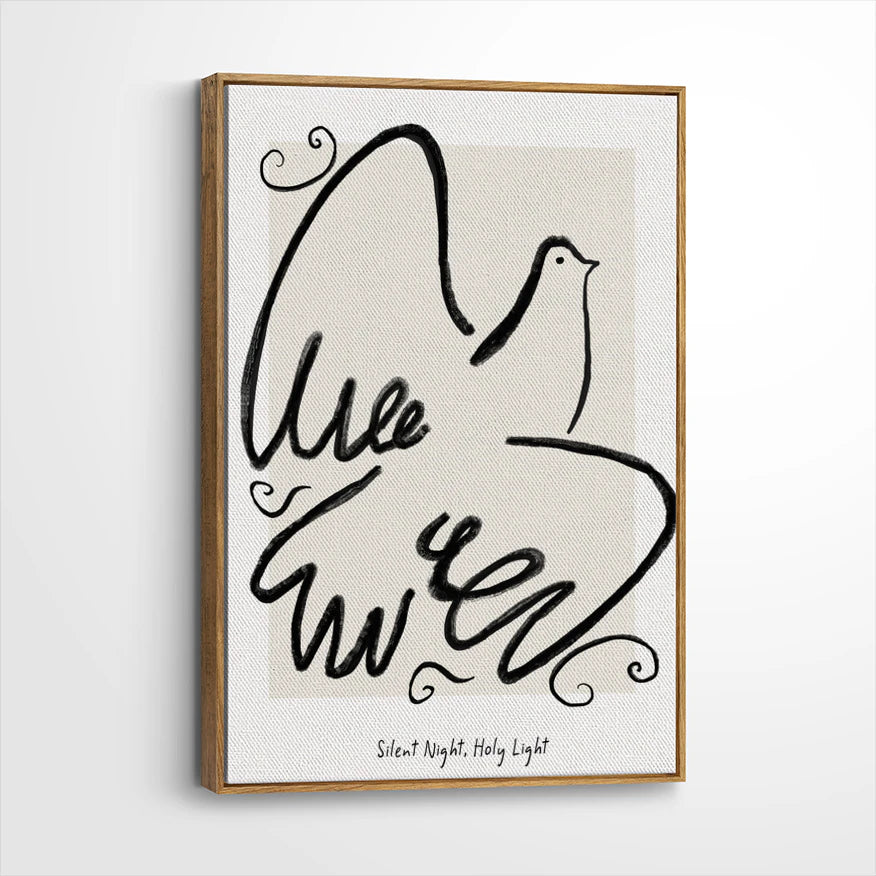 framed-canvas-brown-walnut