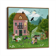 framed-canvas-brown-walnut