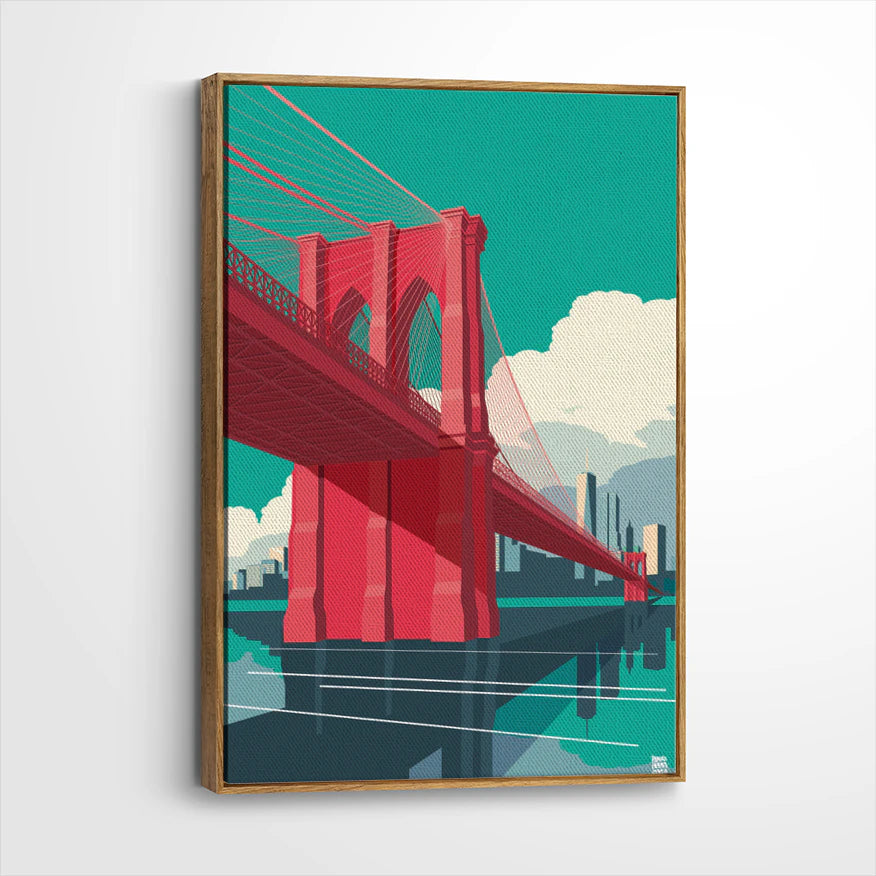 framed-canvas-brown-walnut