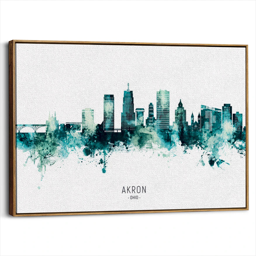 framed-canvas-brown-walnut