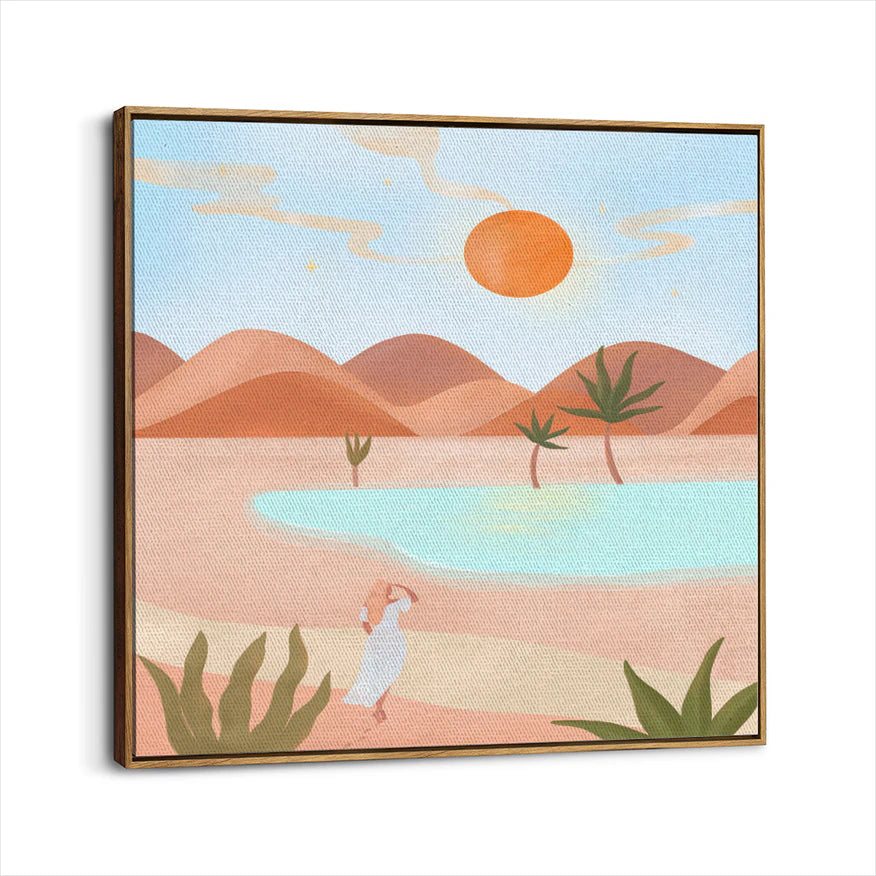 framed-canvas-brown-walnut