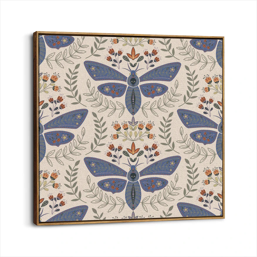 framed-canvas-brown-walnut