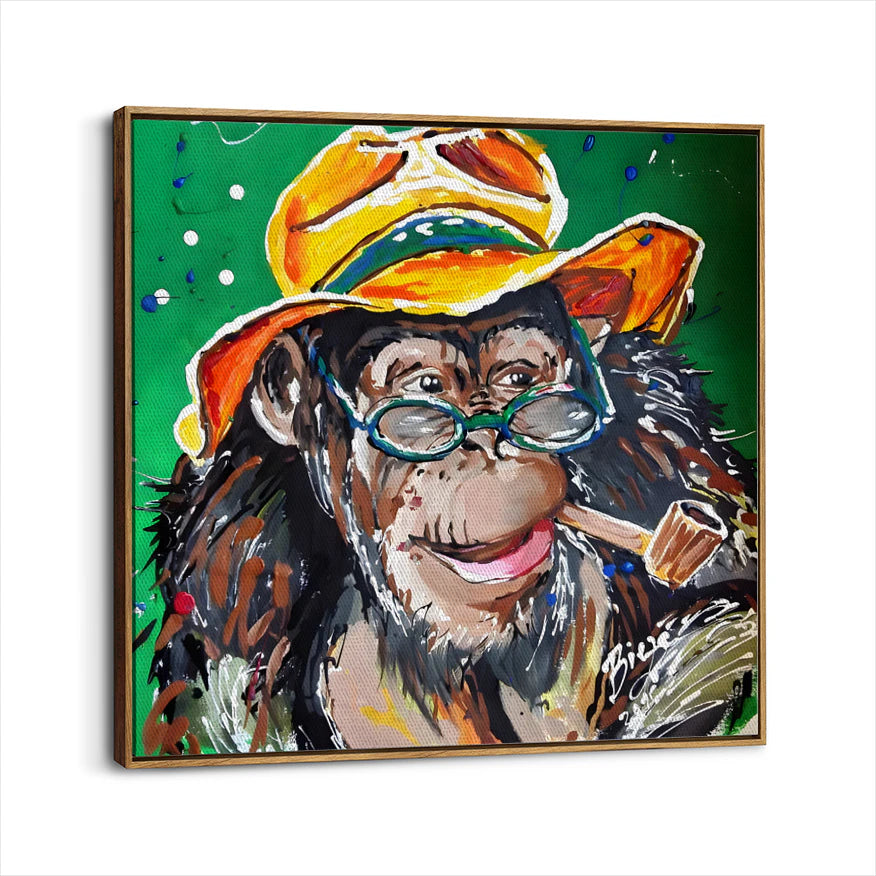 framed-canvas-brown-walnut