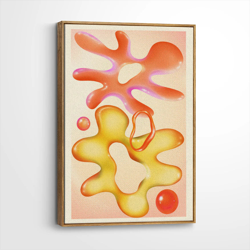 framed-canvas-brown-walnut