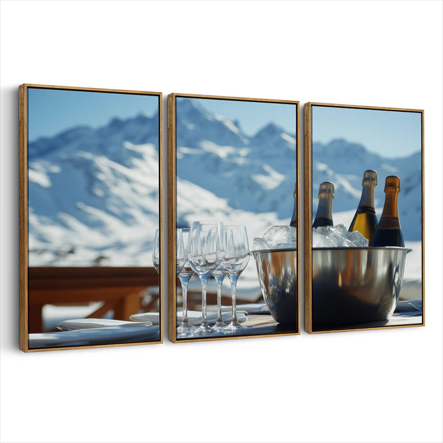 3-framed-canvas-brown-walnut