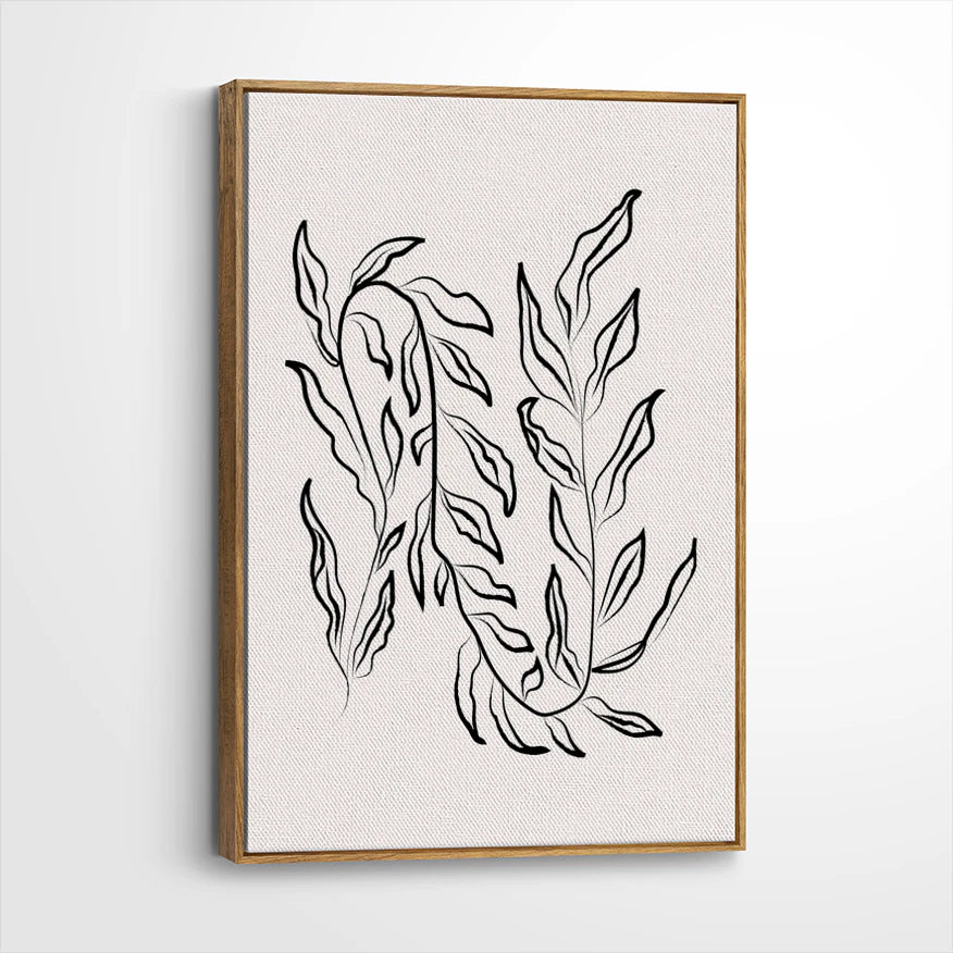 framed-canvas-brown-walnut