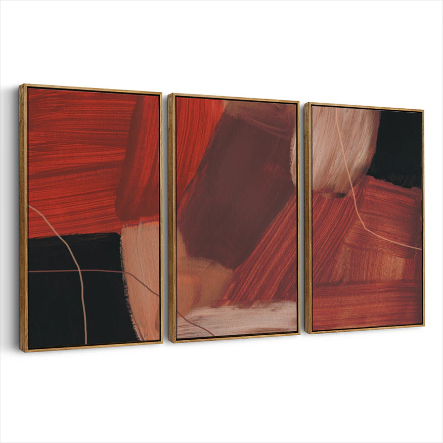 3-framed-canvas-brown-walnut
