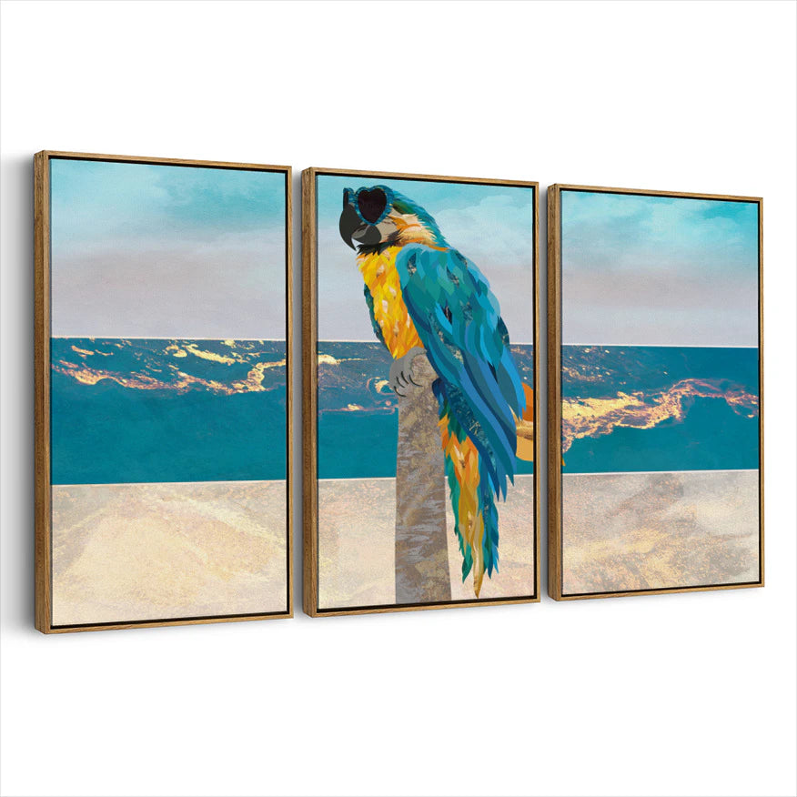 3-framed-canvas-brown-walnut
