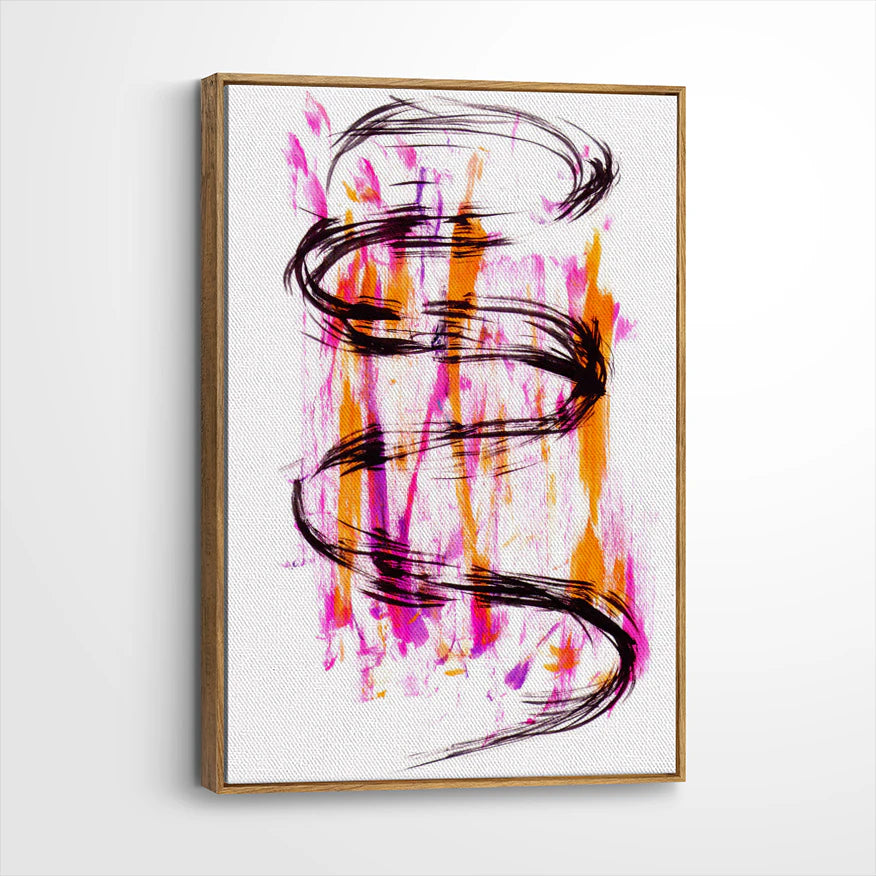 framed-canvas-brown-walnut