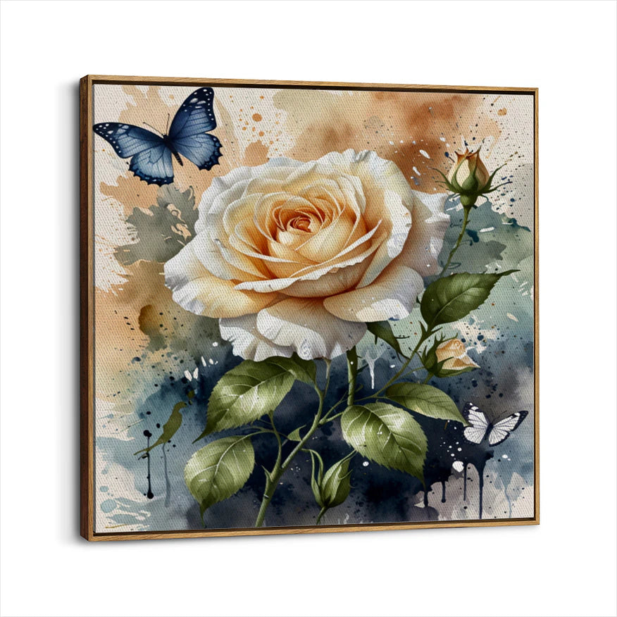 framed-canvas-brown-walnut