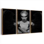 3-framed-canvas-brown-walnut
