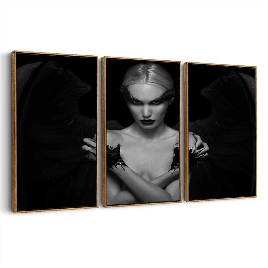 3-framed-canvas-brown-walnut