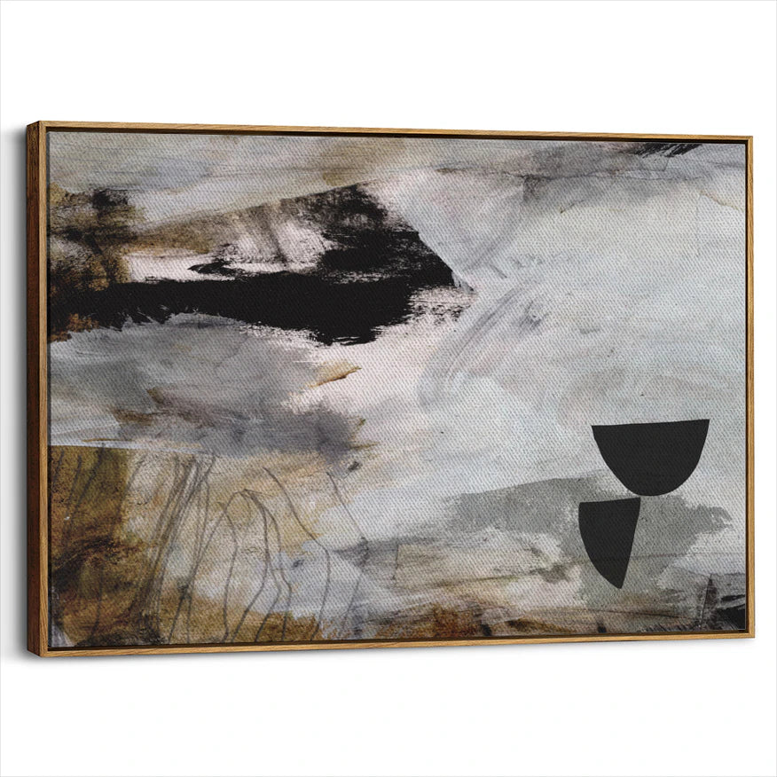 framed-canvas-brown-walnut