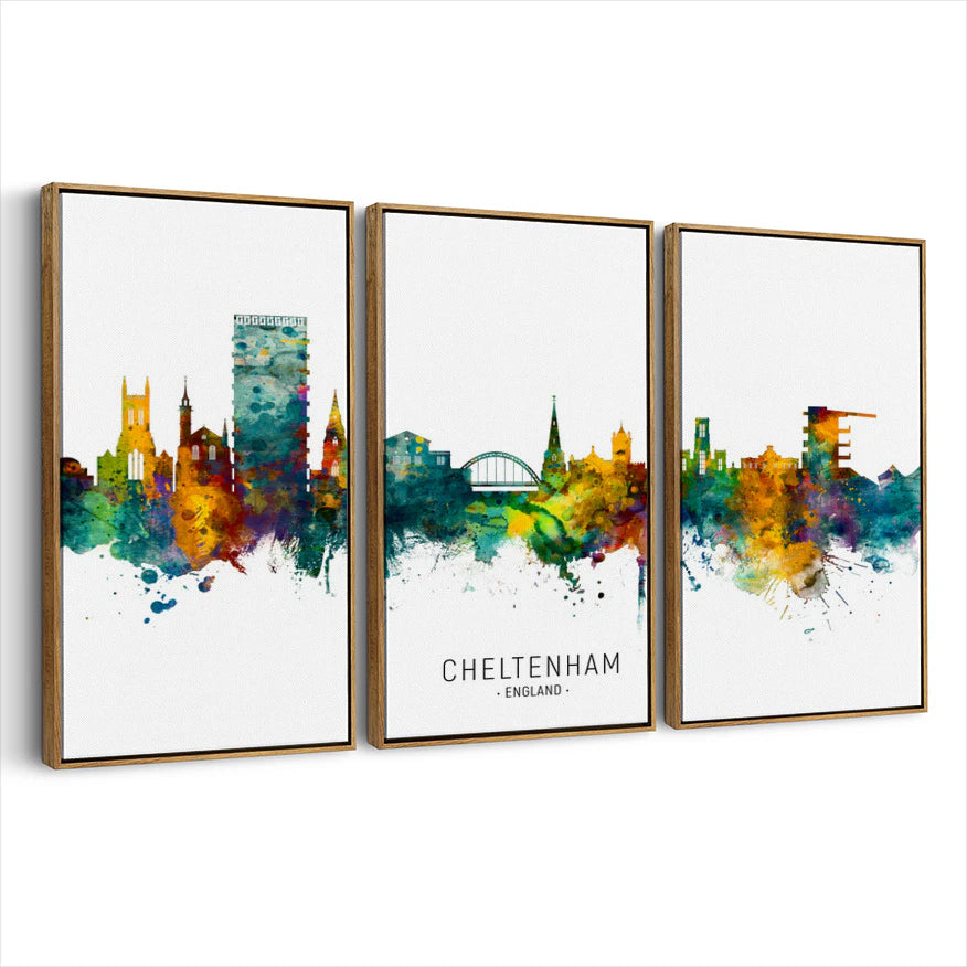 3-framed-canvas-brown-walnut