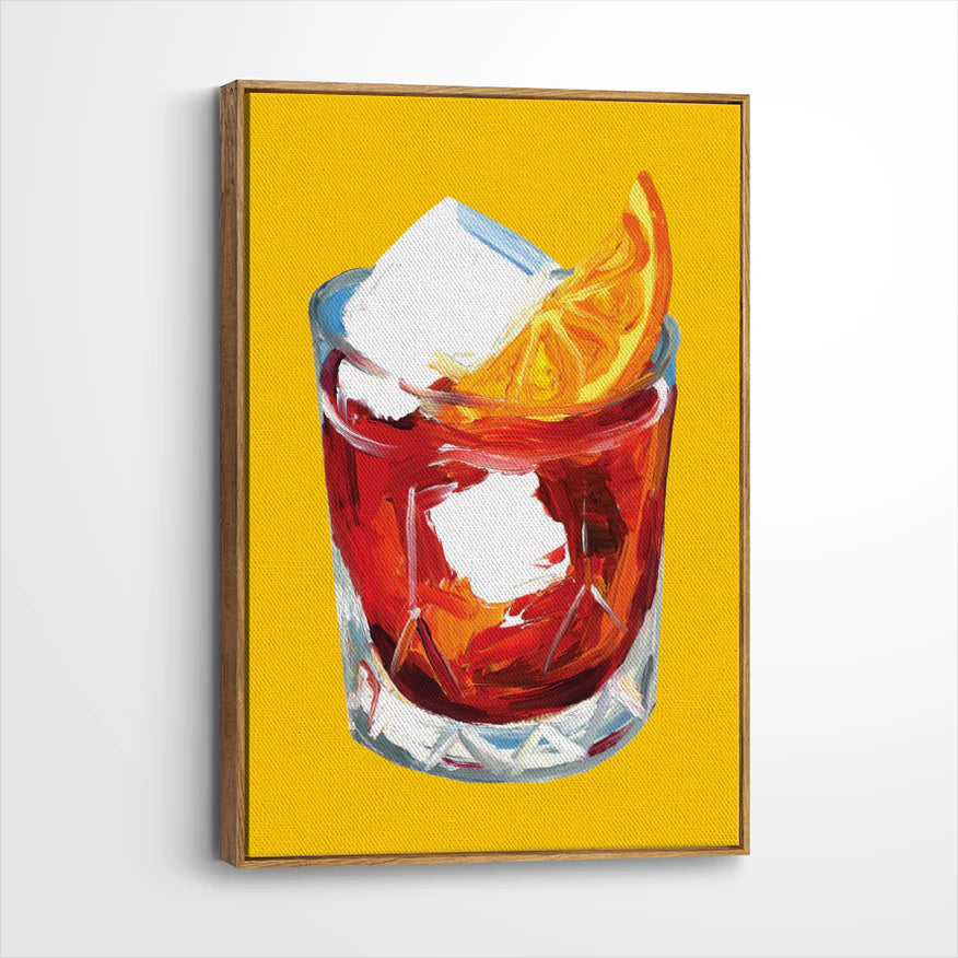 framed-canvas-brown-walnut