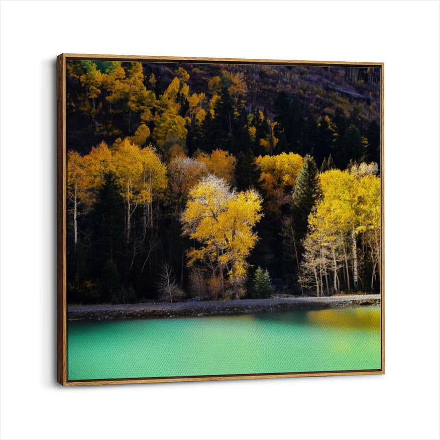 framed-canvas-brown-walnut