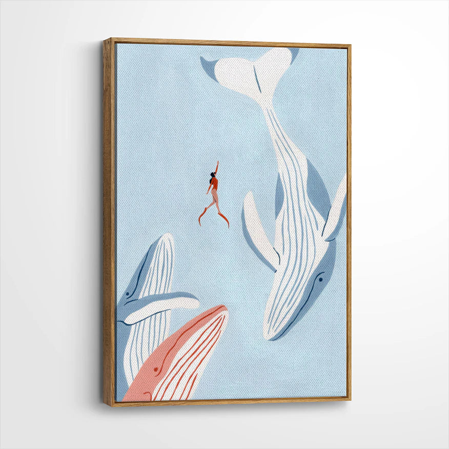 framed-canvas-brown-walnut