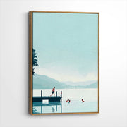 framed-canvas-brown-walnut