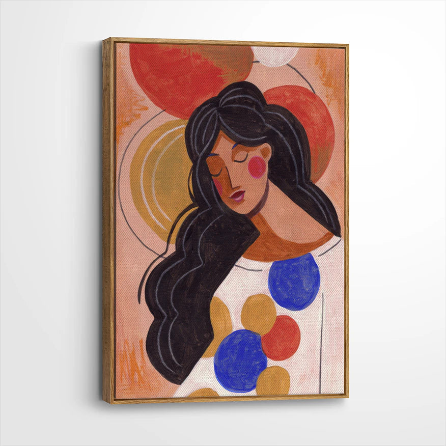 framed-canvas-brown-walnut