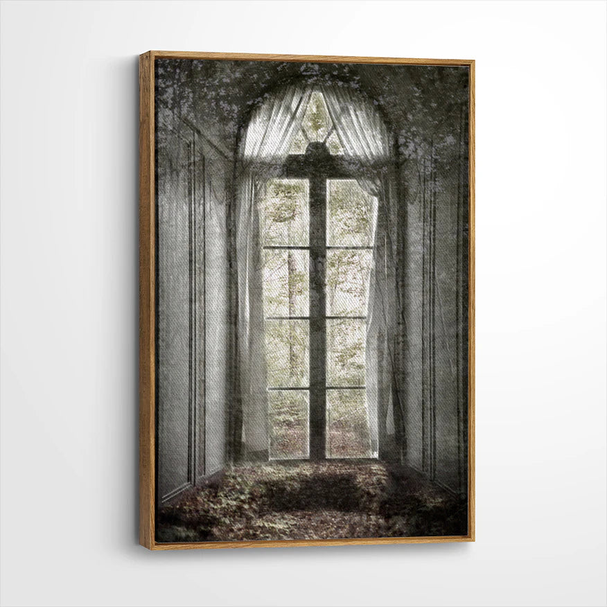 framed-canvas-brown-walnut