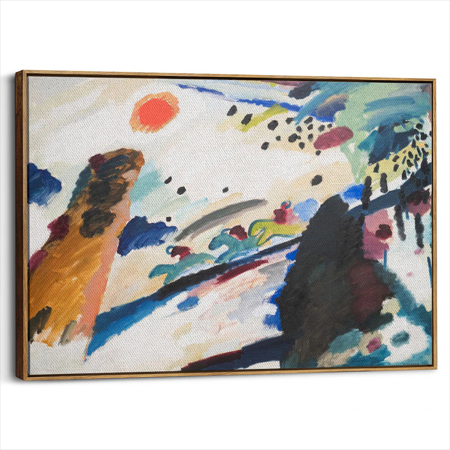 framed-canvas-brown-walnut