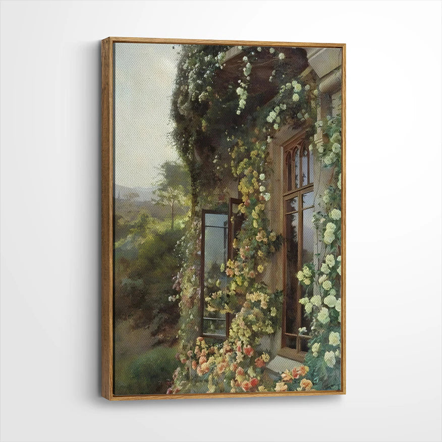 framed-canvas-brown-walnut