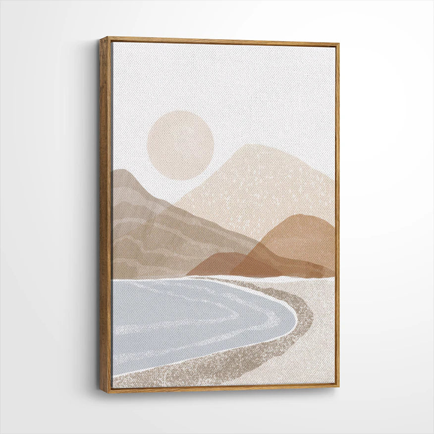 framed-canvas-brown-walnut