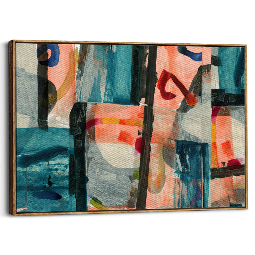 framed-canvas-brown-walnut