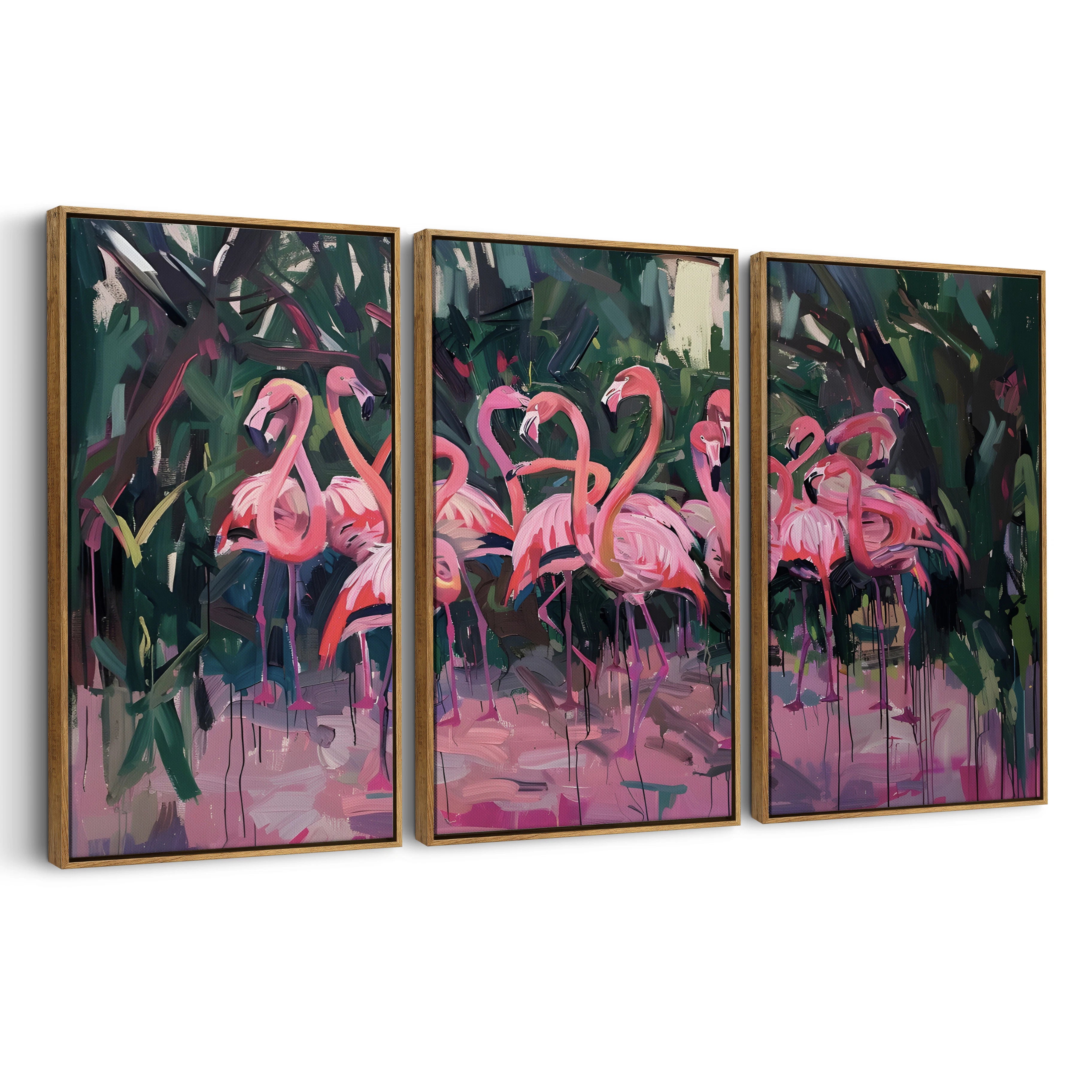 3-framed-canvas-brown-walnut