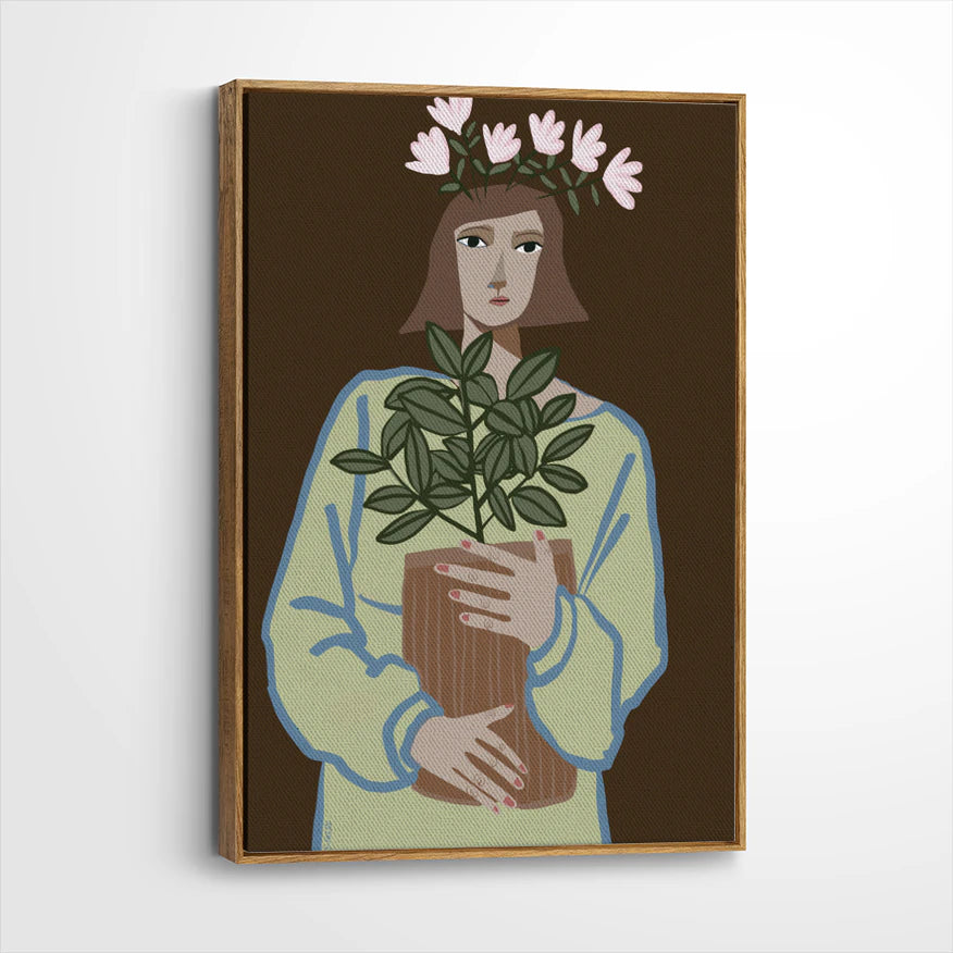 framed-canvas-brown-walnut