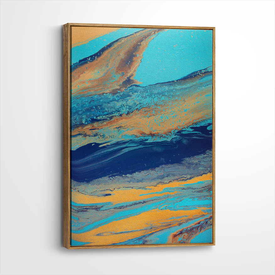 framed-canvas-brown-walnut
