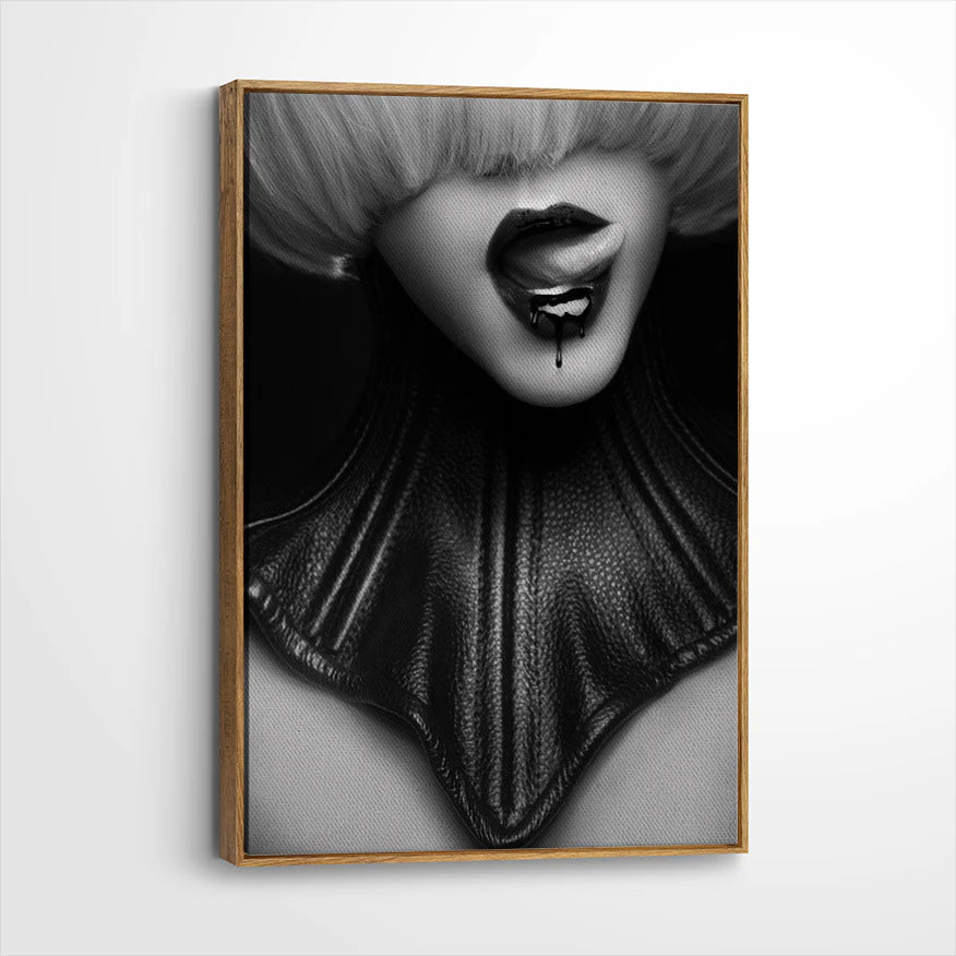 framed-canvas-brown-walnut