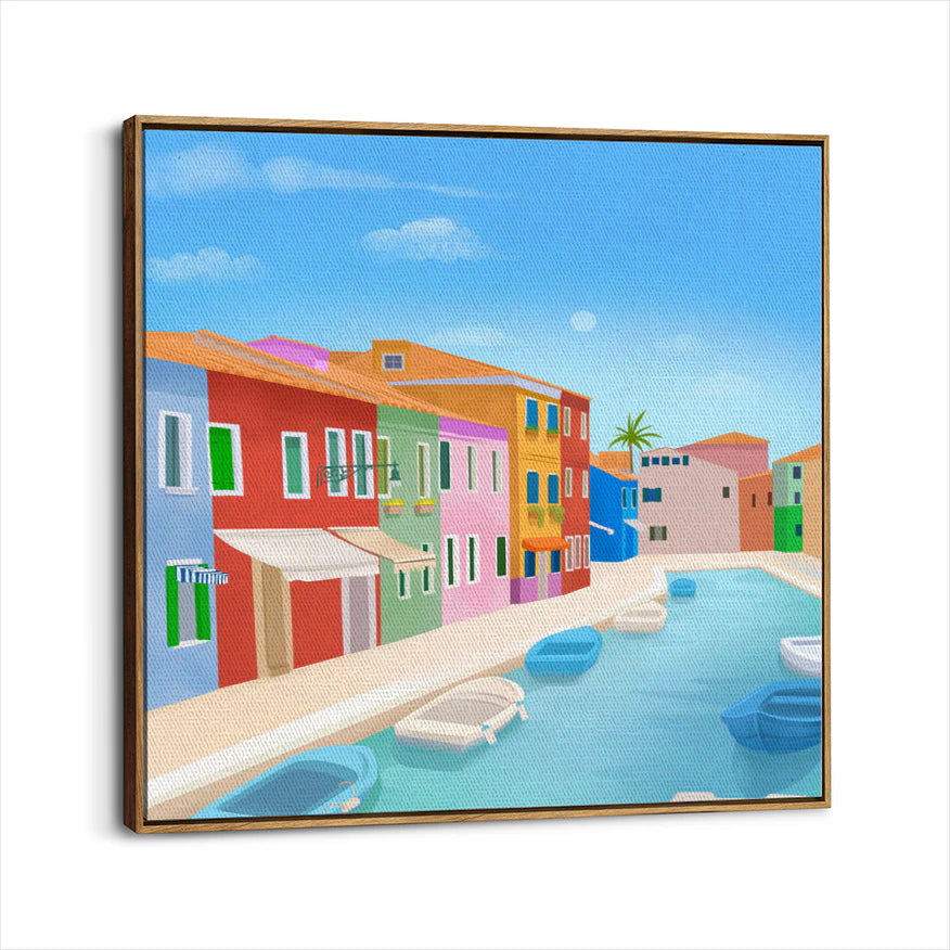 framed-canvas-brown-walnut