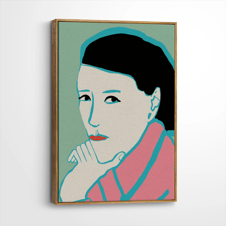 framed-canvas-brown-walnut